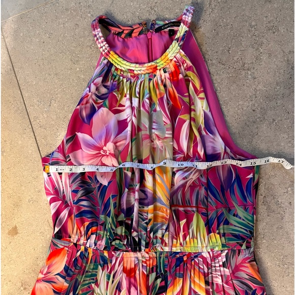 KOBI HALPERIN Hope Floral-Print Tiered
Halter Dress - Picture 3 of 7